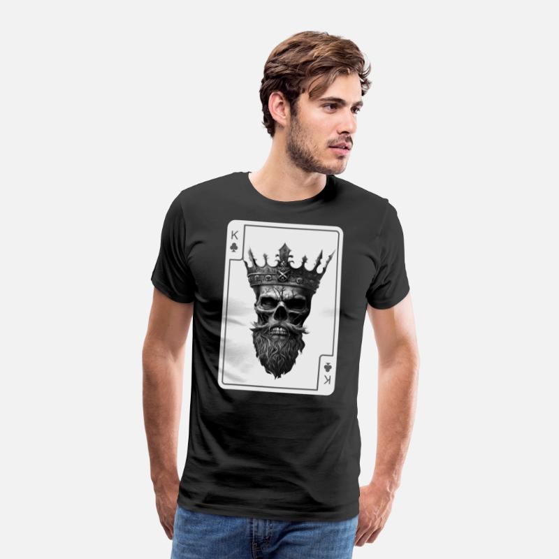 King Spades Halloween Creepy Gothic Poker