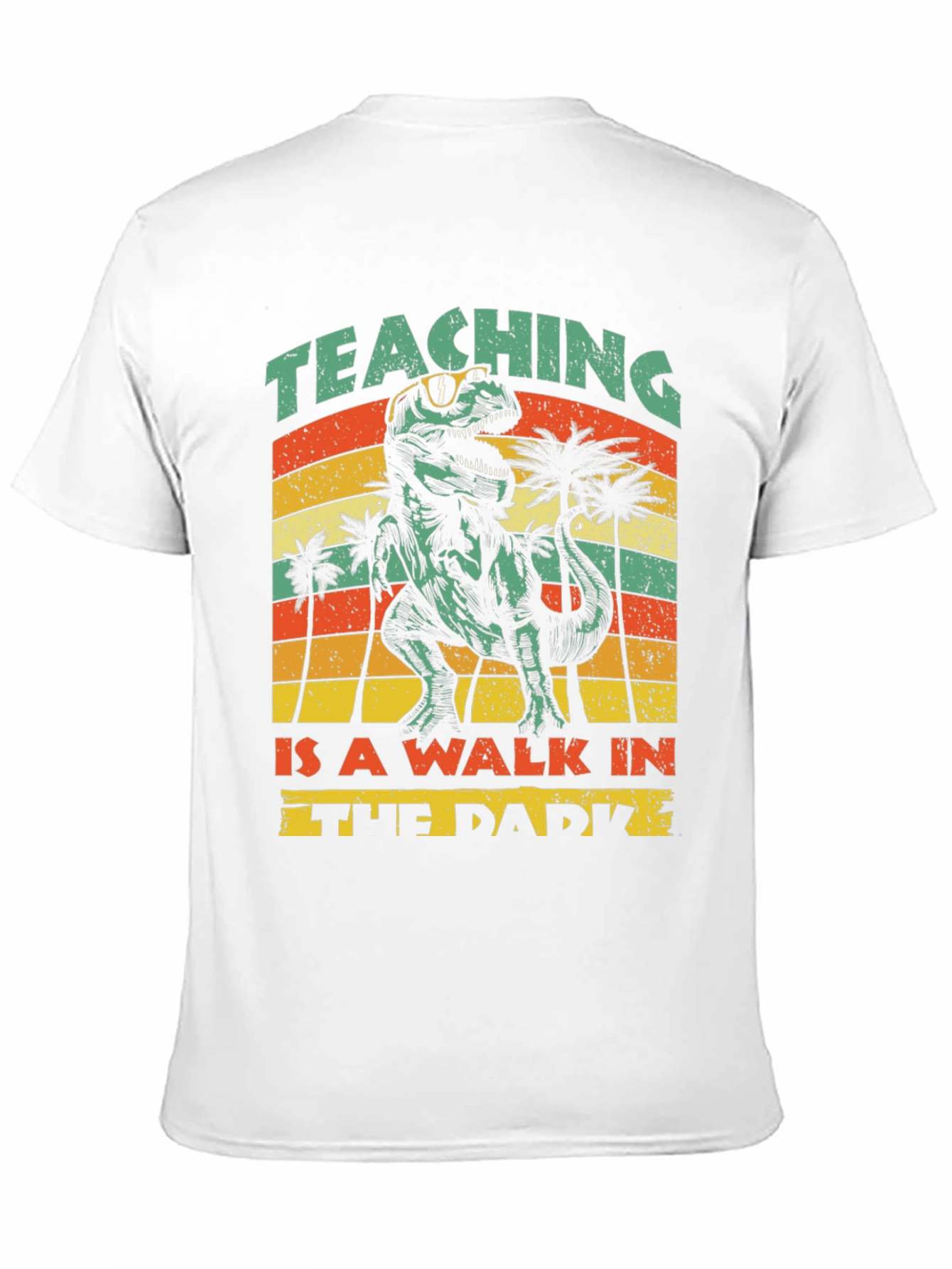 Teaching Is A Walk In The Park Dinosaur T-Shirt