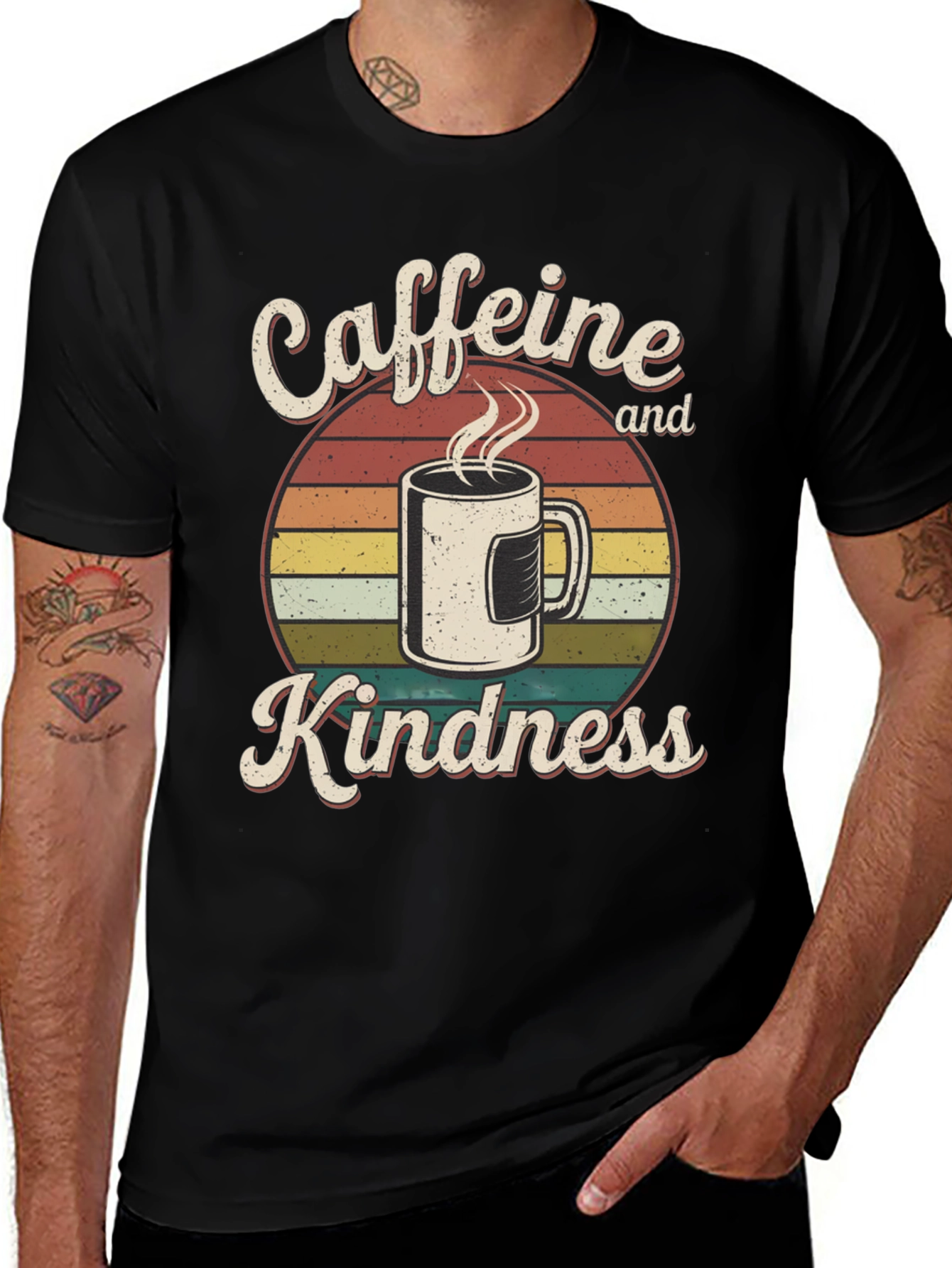 Caffeine & Kindness Graphic Tee