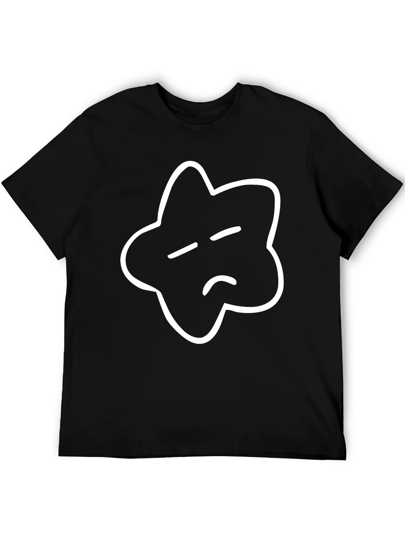 Sad Cloud Black T-Shirt - Stylish Unisex Tee