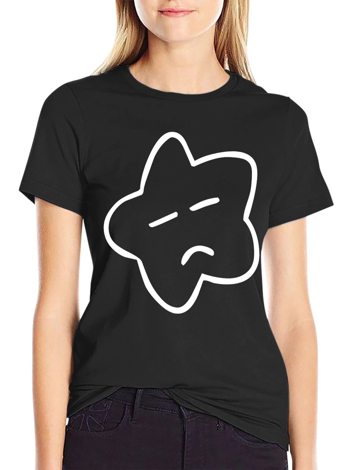 Sad Cloud Black T-Shirt - Stylish Unisex Tee