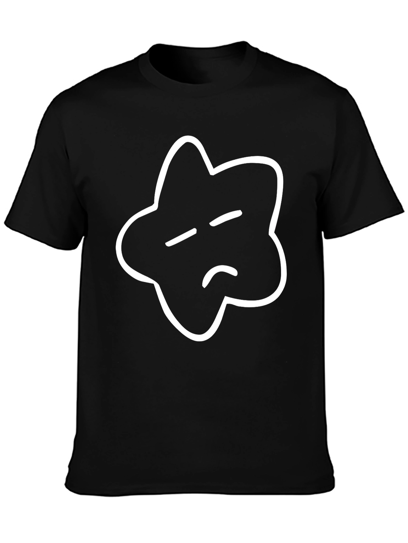 Sad Cloud Black T-Shirt - Stylish Unisex Tee
