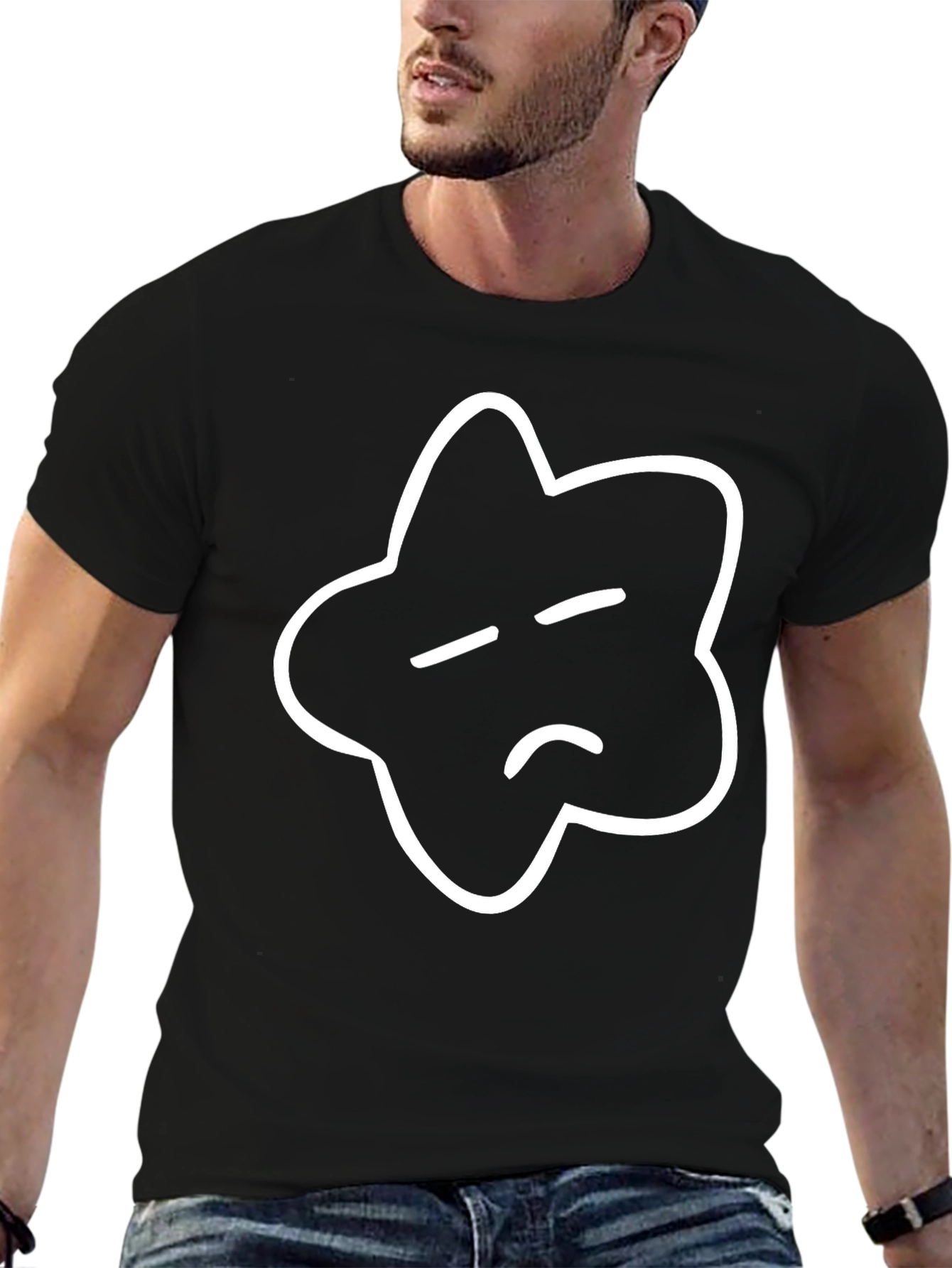 Sad Cloud Black T-Shirt - Stylish Unisex Tee