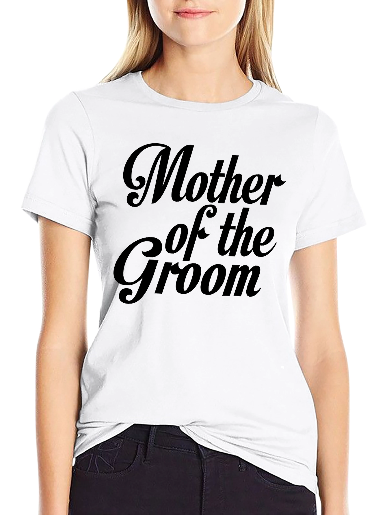 Mother of the Groom T-Shirt - Black