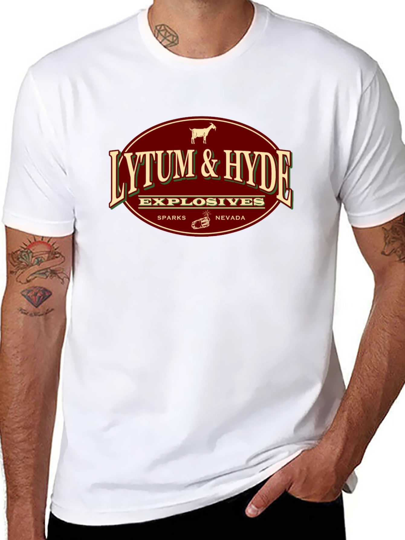 Lytum & Hyde Explosives Black T-Shirt