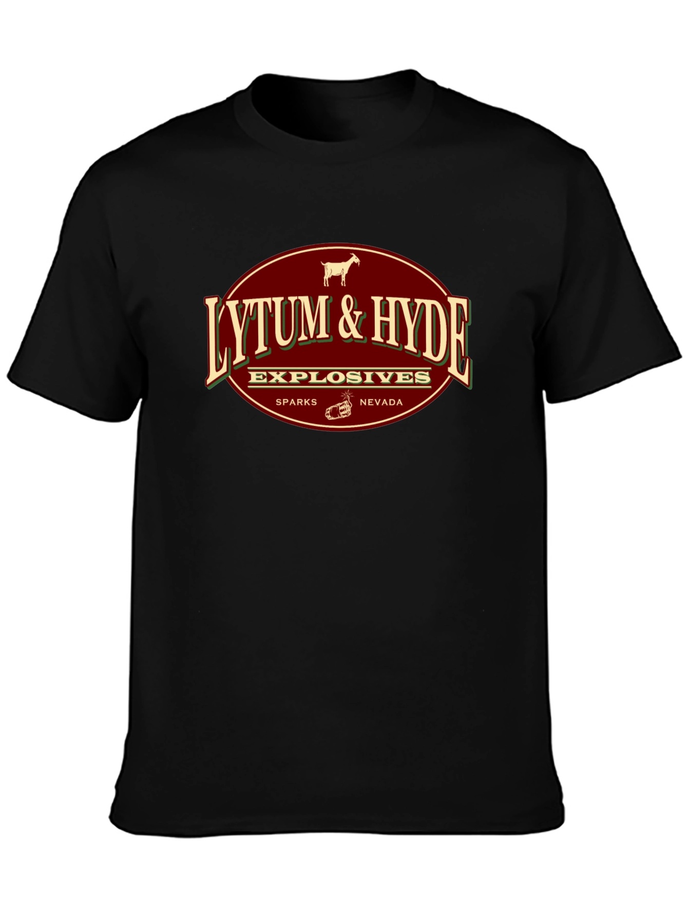 Lytum & Hyde Explosives Black T-Shirt