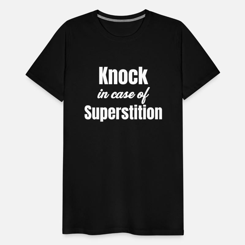 Knock In Case Of Superstition Funny Misfortune