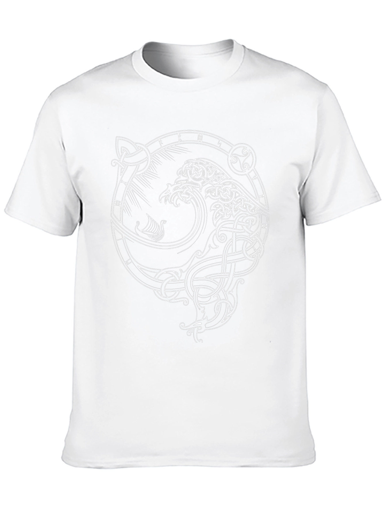 Celtic Knot Raven T-Shirt - Norse Viking Design