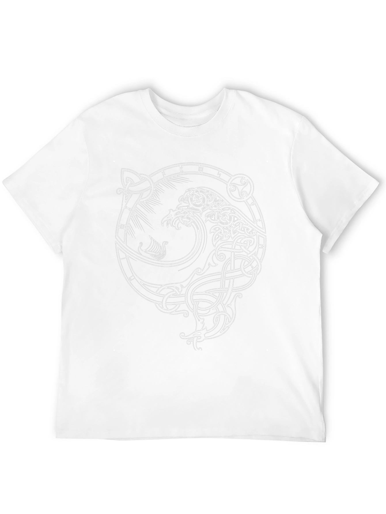 Celtic Knot Raven T-Shirt - Norse Viking Design