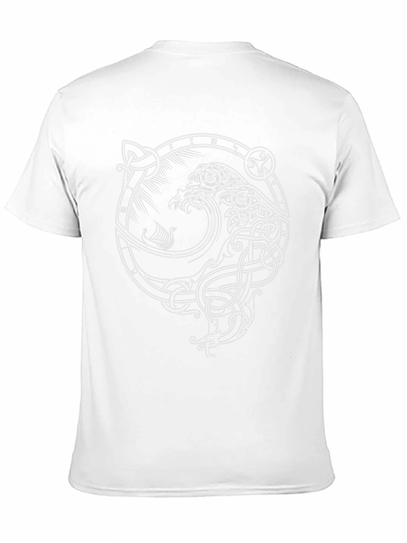 Celtic Knot Raven T-Shirt - Norse Viking Design