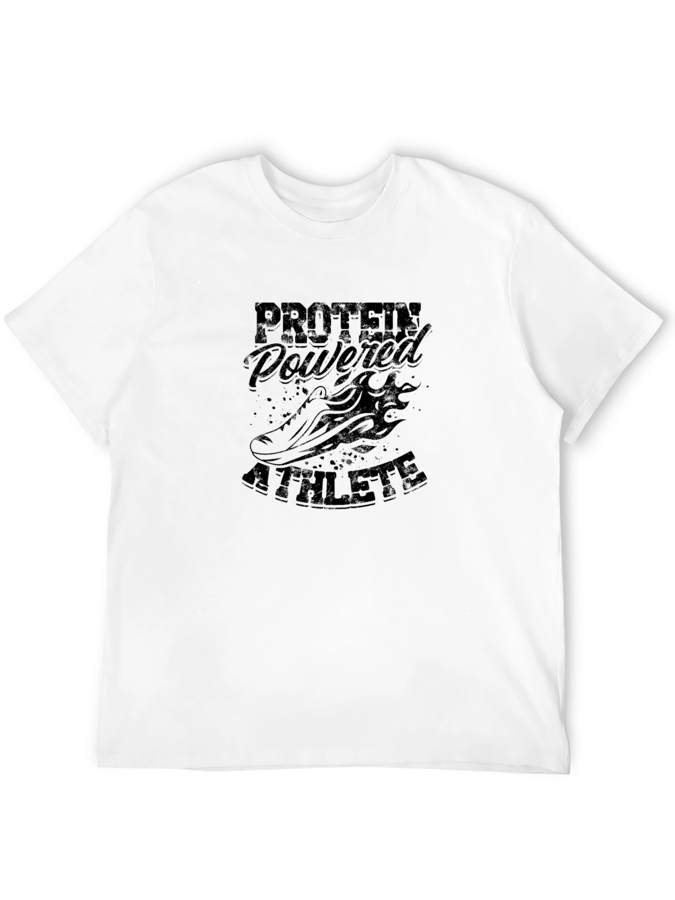 Protein Powered Athlete Black T-Shirt