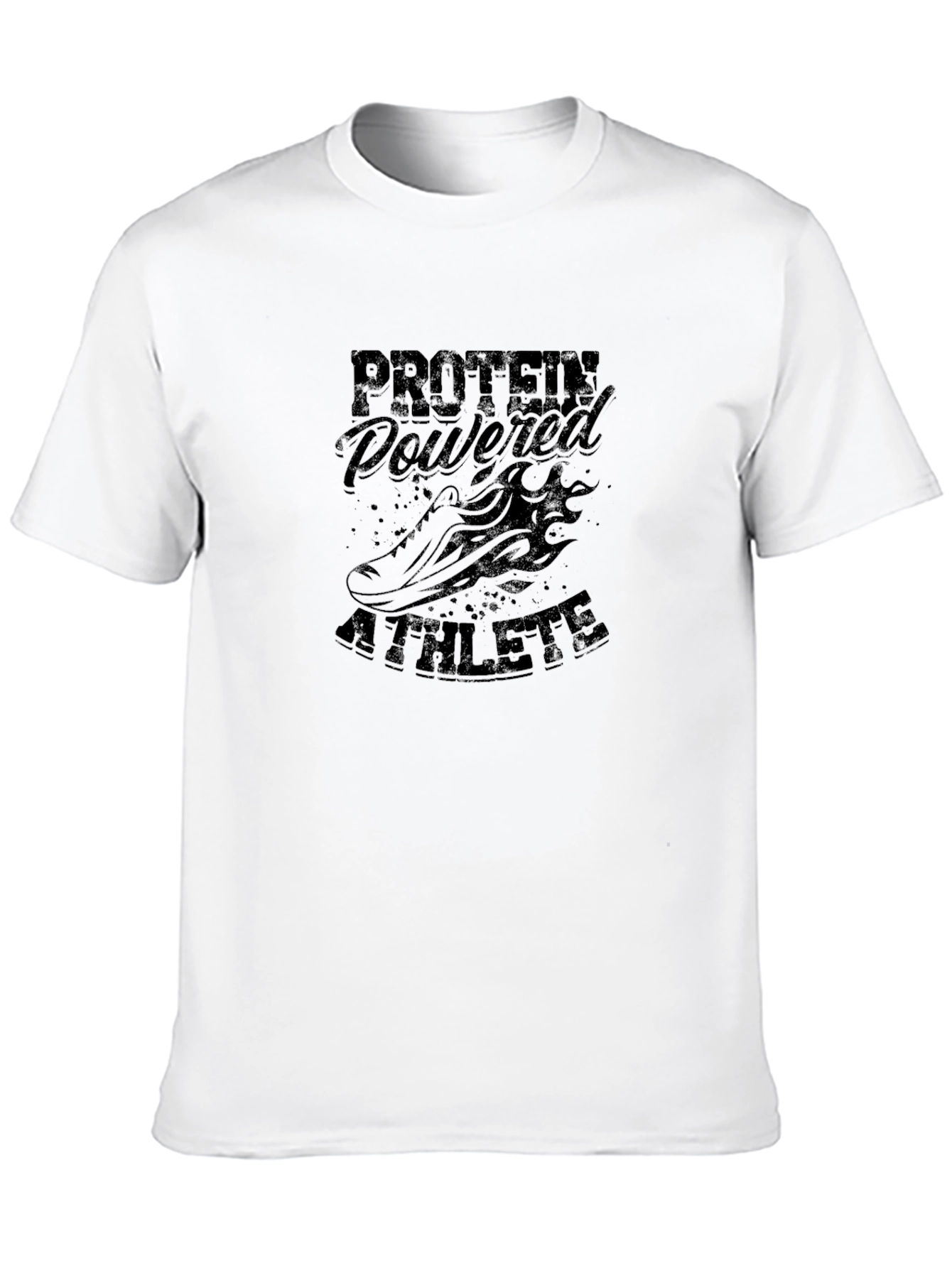 Protein Powered Athlete Black T-Shirt