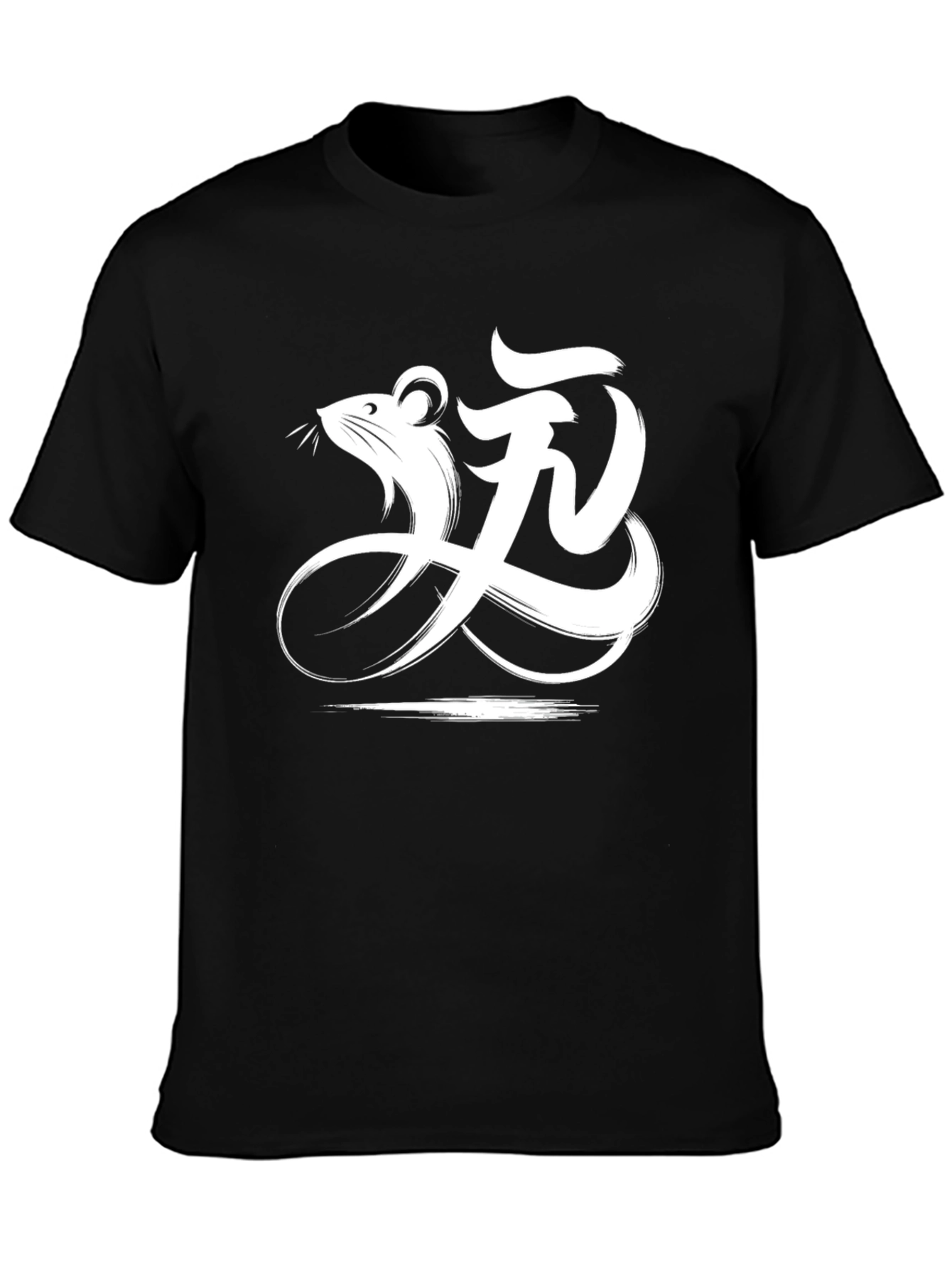 Year of the Rat Graphic Tee - Black