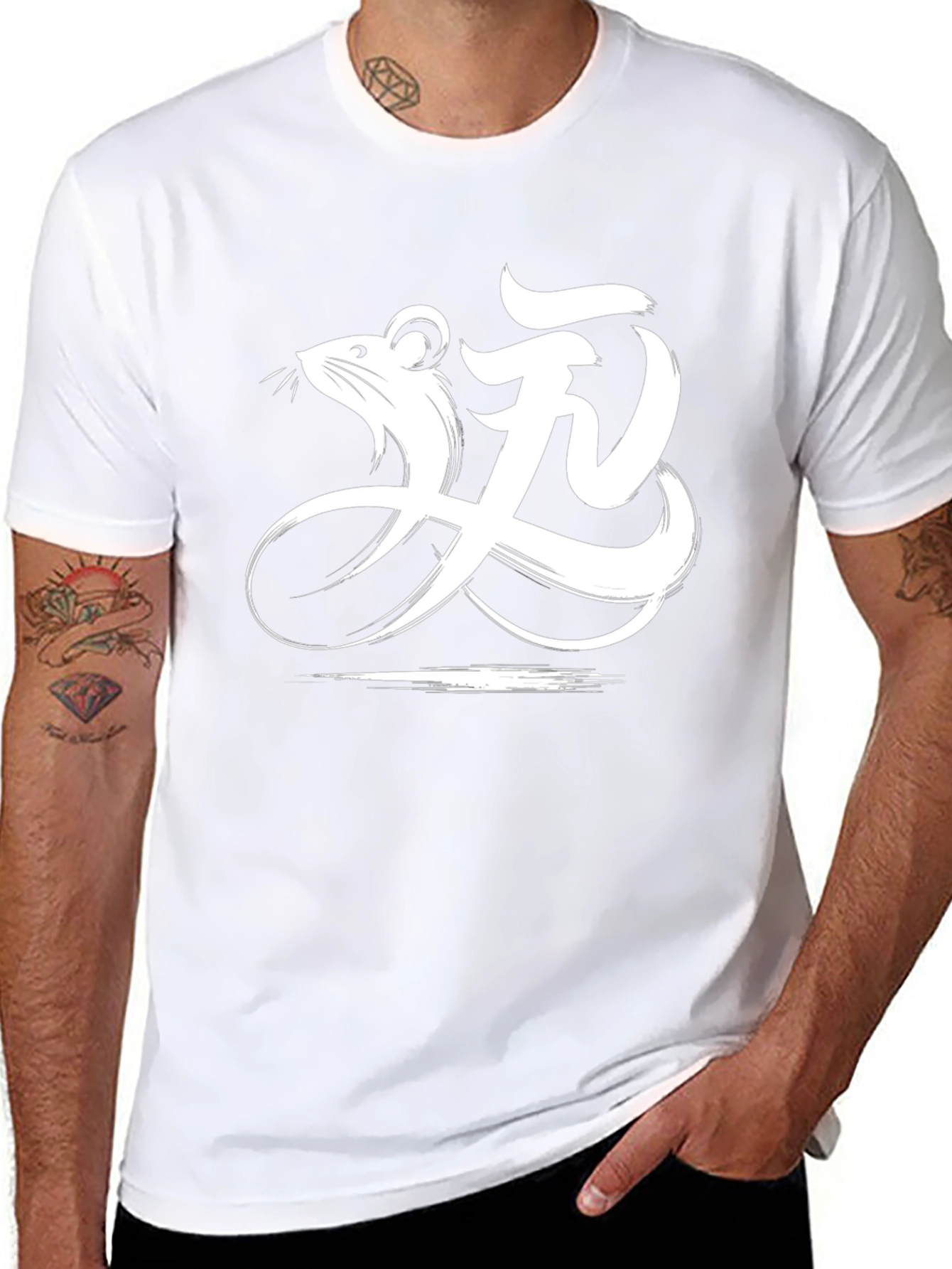 Year of the Rat Graphic Tee - Black