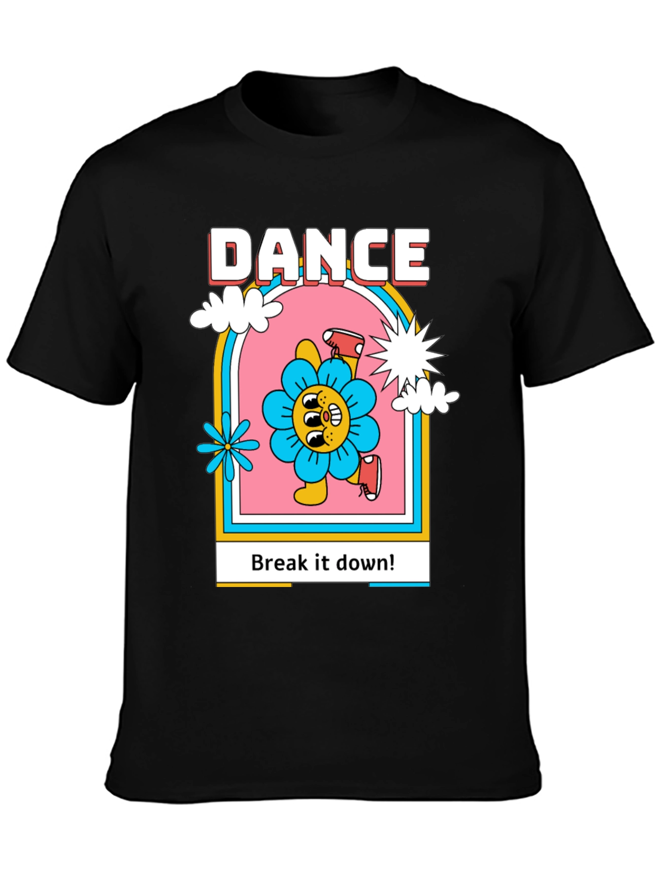 Dance Flower Graphic T-Shirt