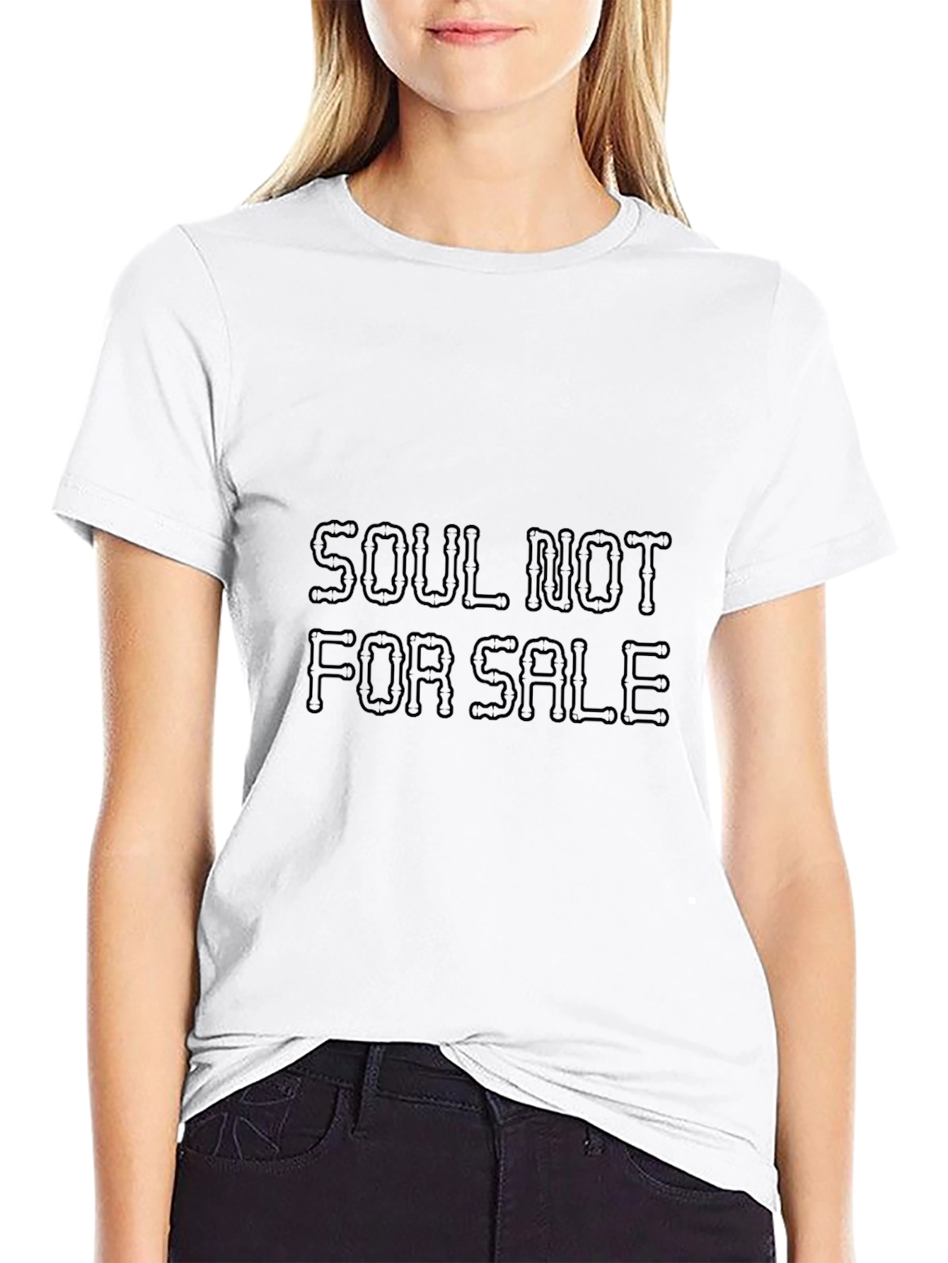 Soul Not For Sale Black T-Shirt
