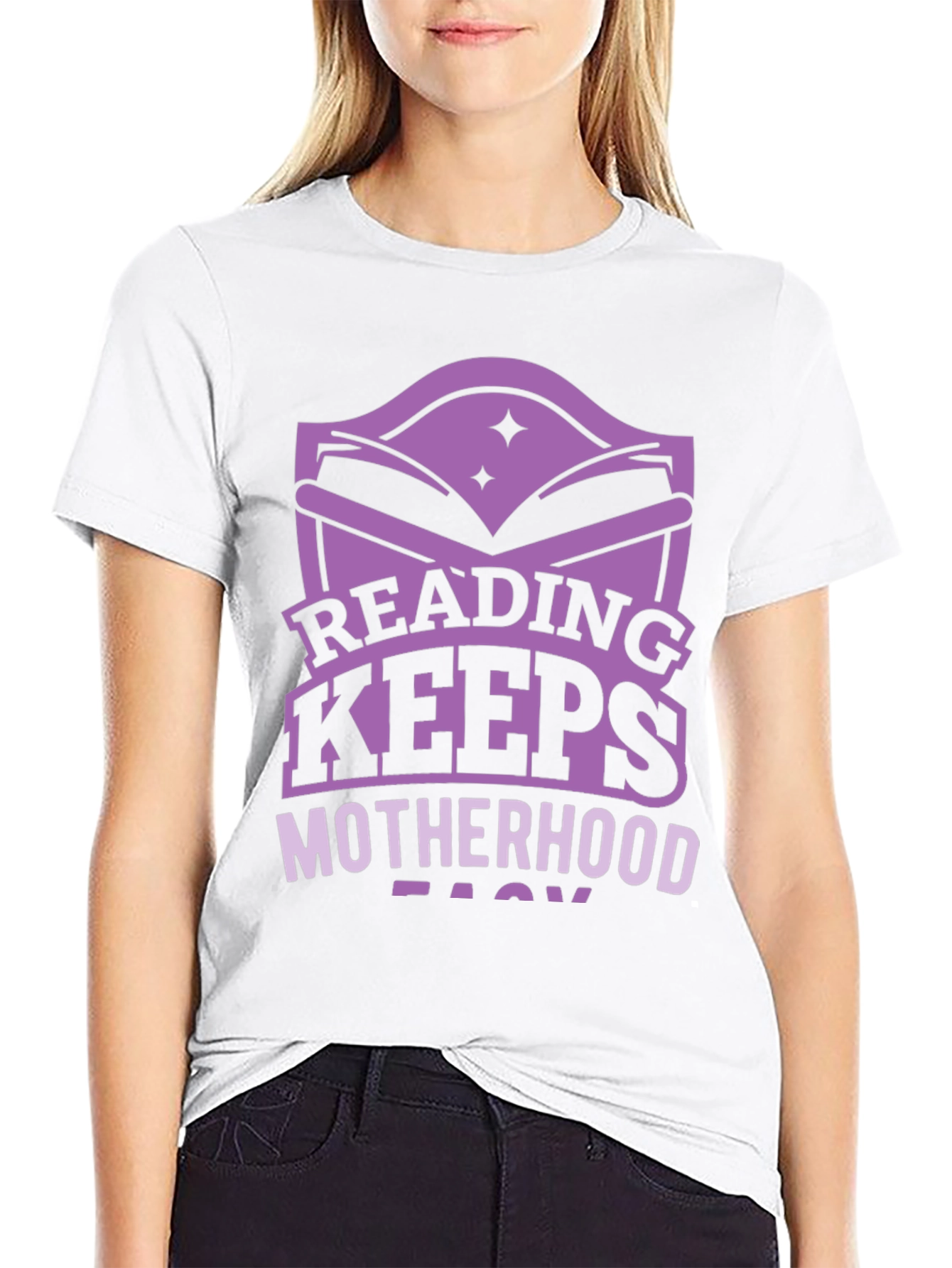 Reading Keeps Motherhood Easy T-Shirt