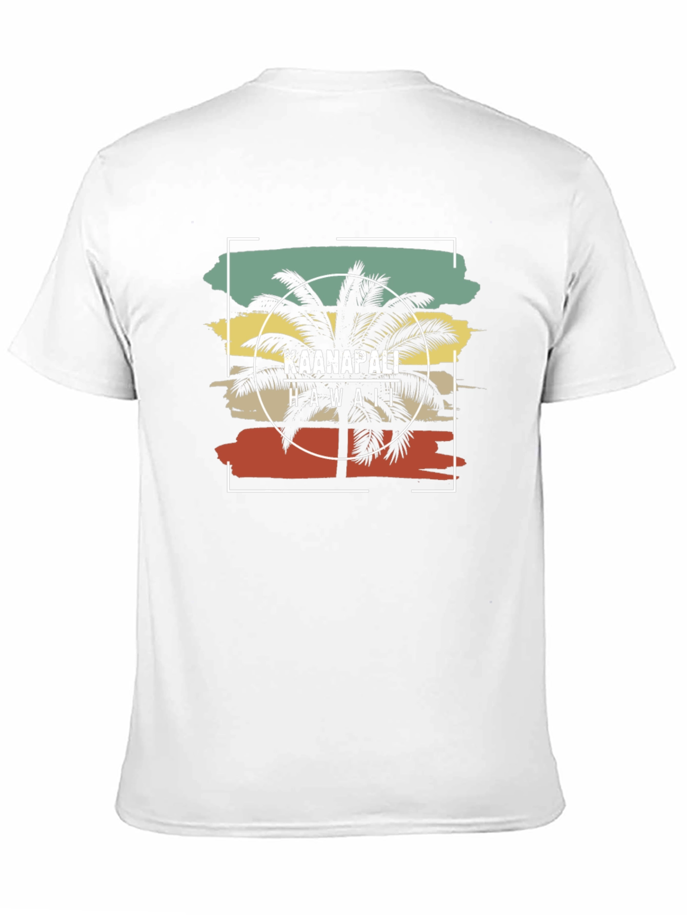 Kaanapali Hawaii Palm Tree Graphic T-Shirt