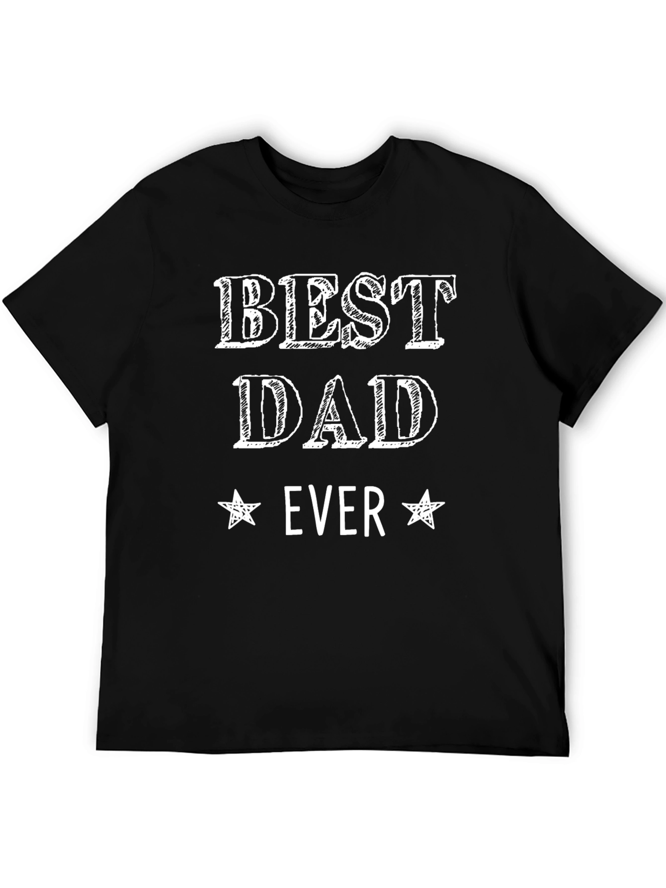 Best Dad Ever T-Shirt - Black Graphic Tee