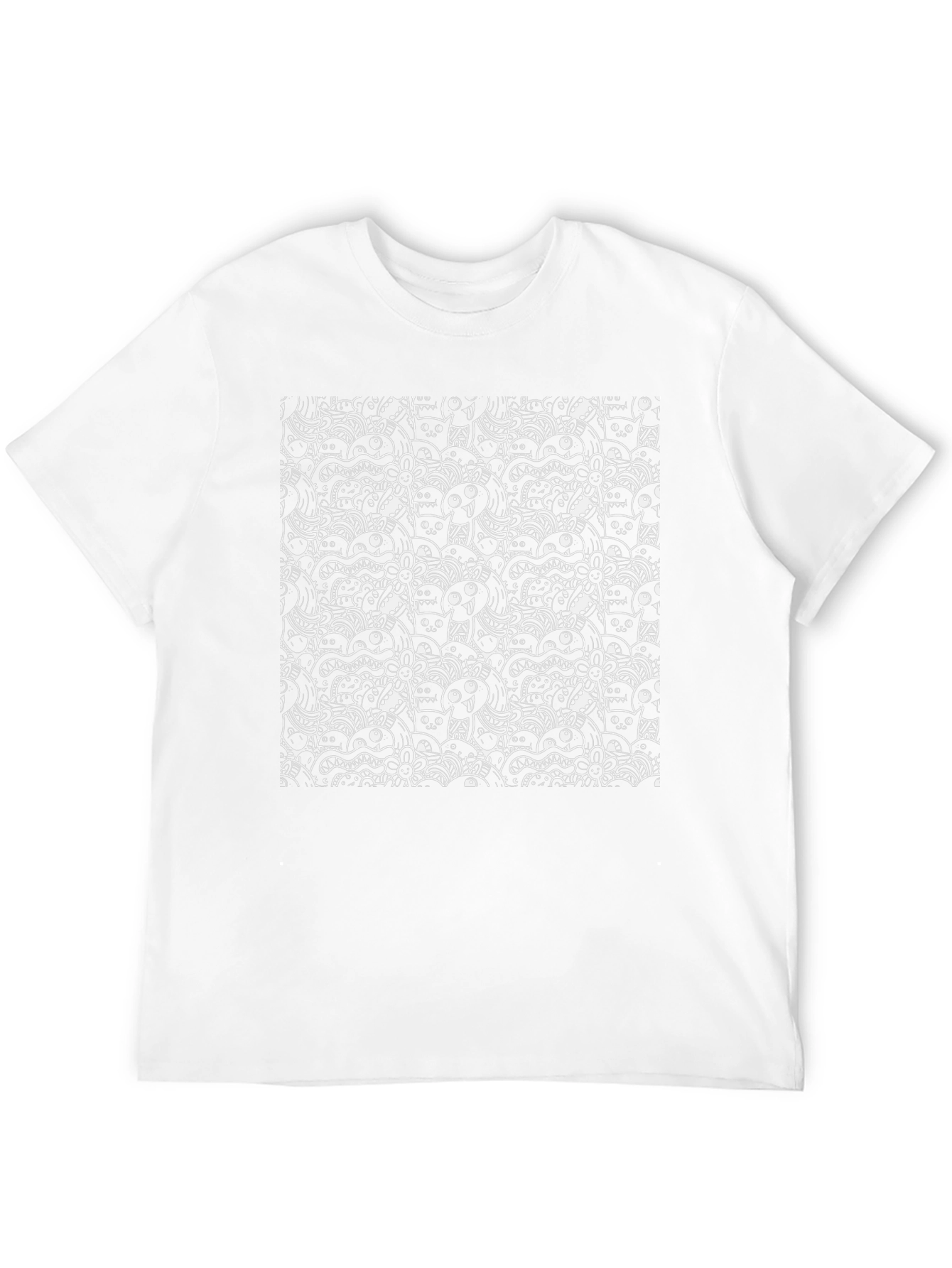 Monster Doodle Black T-Shirt