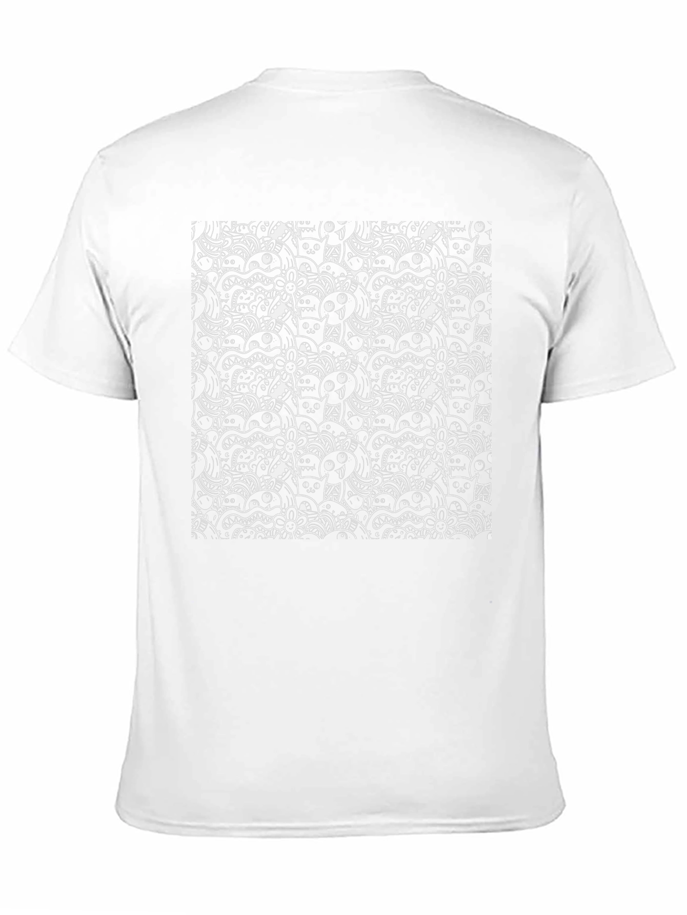 Monster Doodle Black T-Shirt