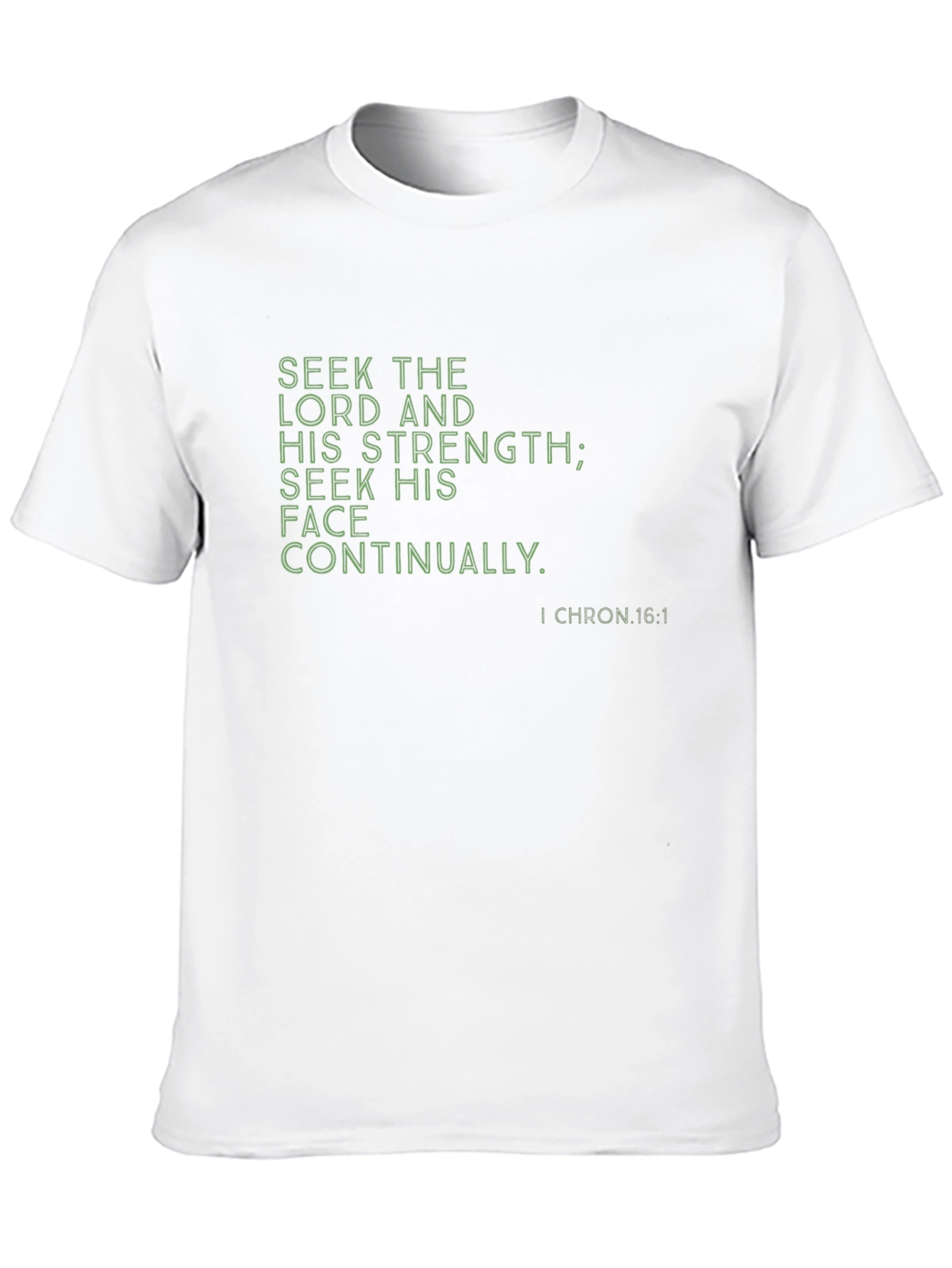 Seek the Lord Christian T-Shirt - Black