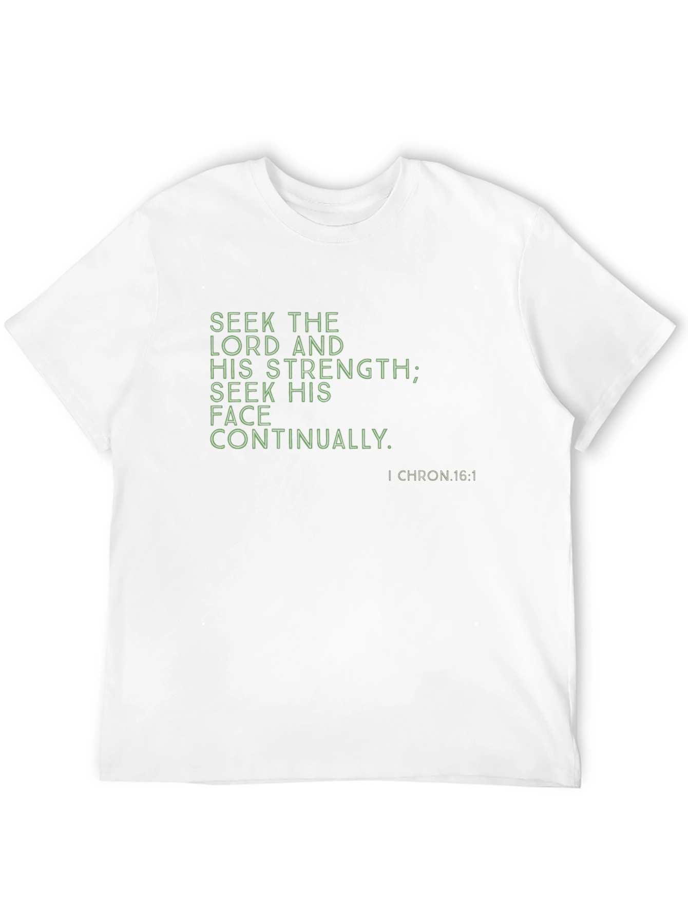 Seek the Lord Christian T-Shirt - Black