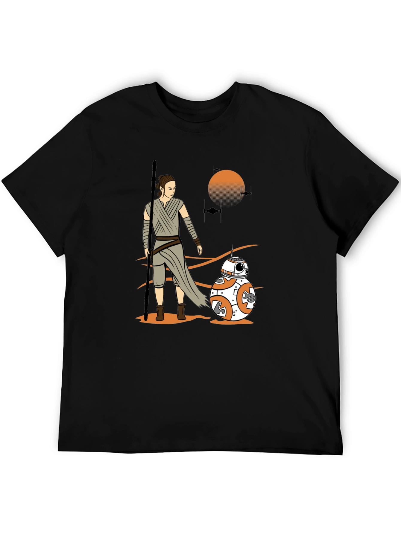 Star Wars Rey & BB-8 Graphic T-Shirt