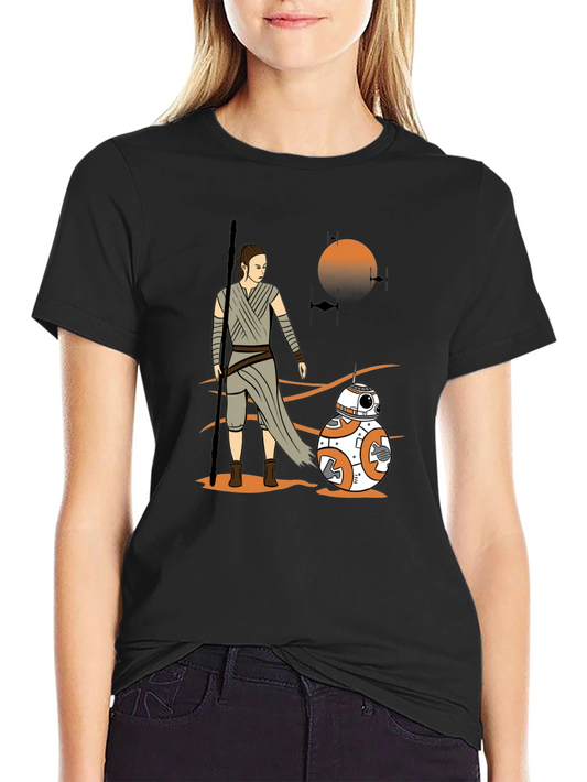 Star Wars Rey & BB-8 Graphic T-Shirt