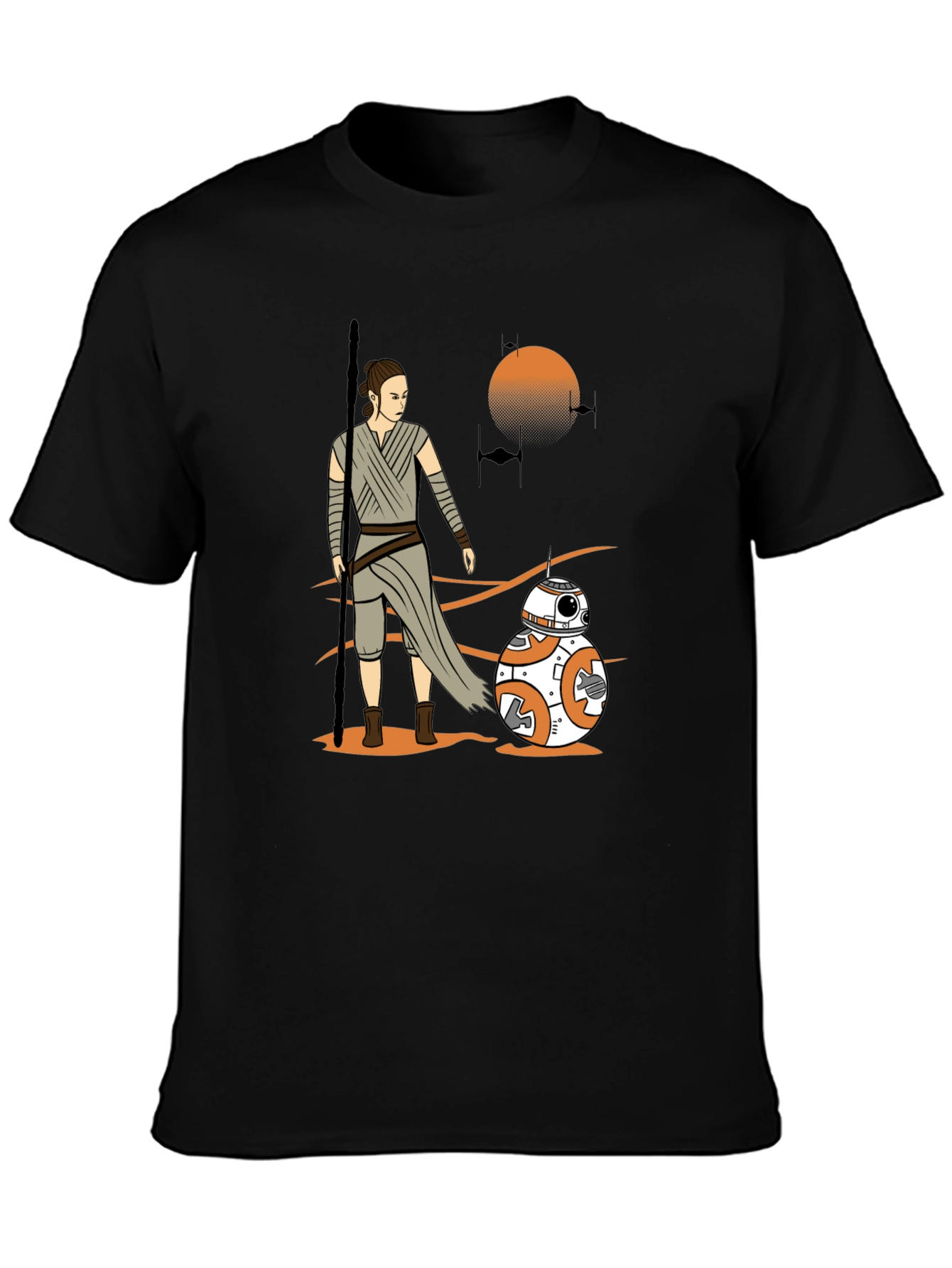 Star Wars Rey & BB-8 Graphic T-Shirt