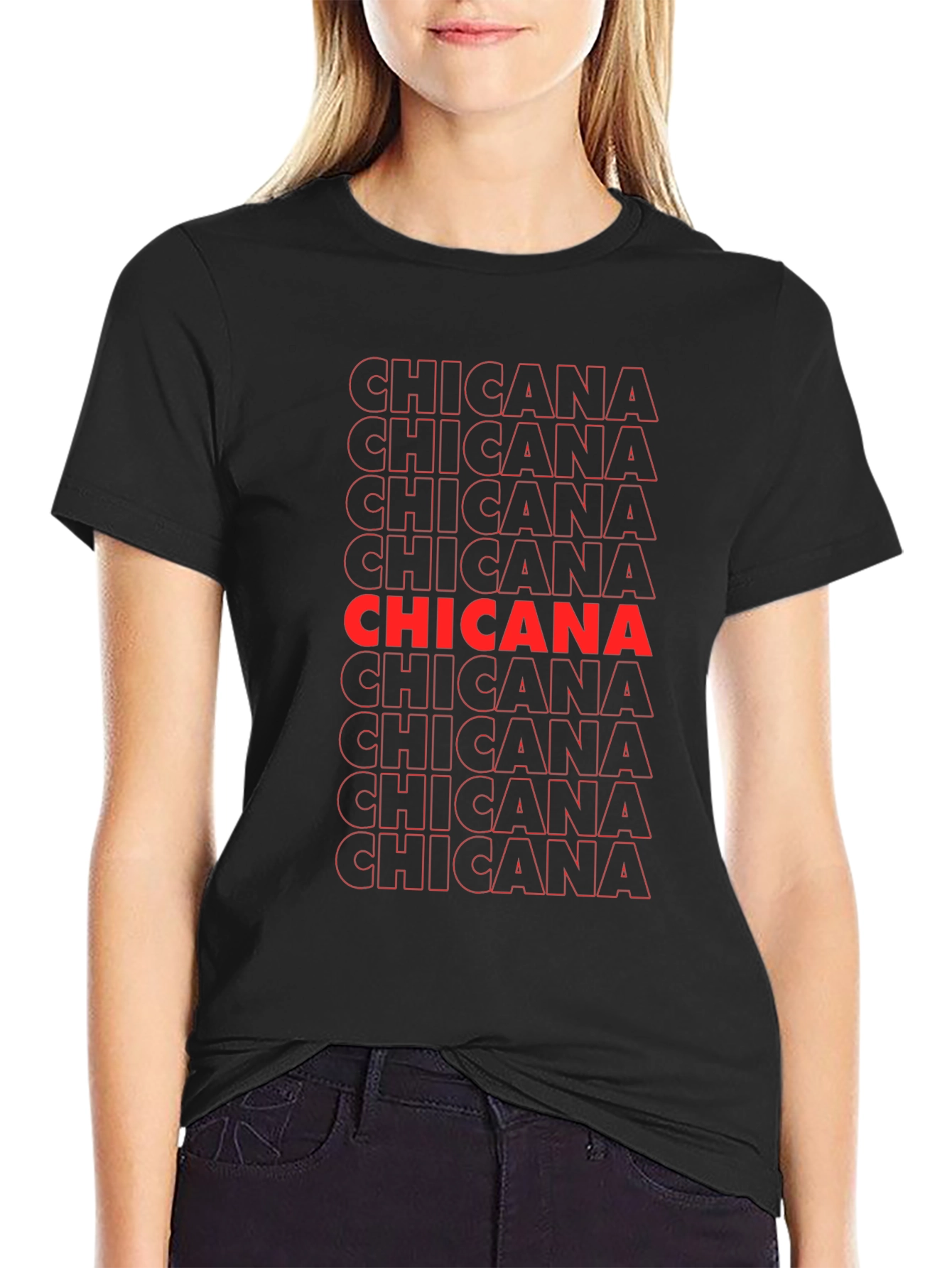 Chicana Graphic Tee - Bold Statement T-Shirt