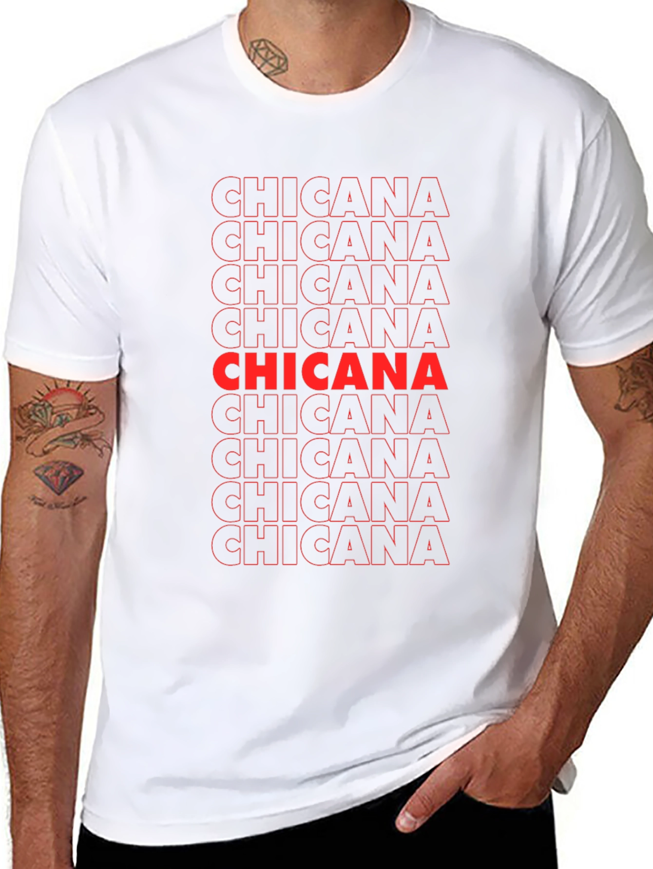 Chicana Graphic Tee - Bold Statement T-Shirt
