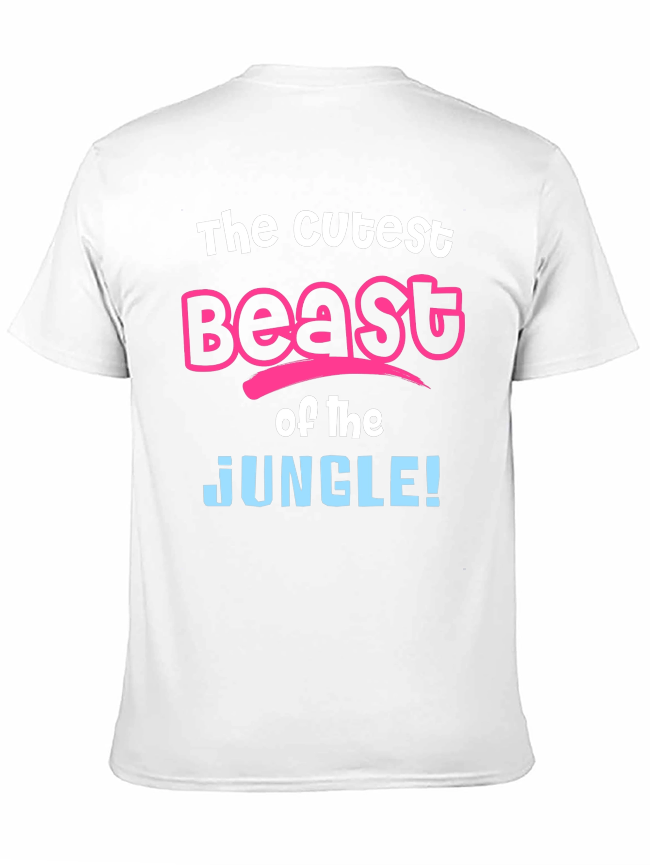 Cutest Beast of the Jungle Black T-Shirt