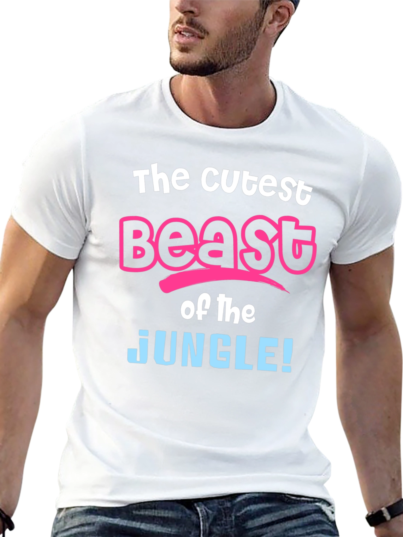 Cutest Beast of the Jungle Black T-Shirt