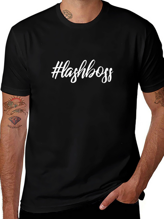 #Lashboss Black Tee - Stylish & Comfortable Unisex T-Shirt
