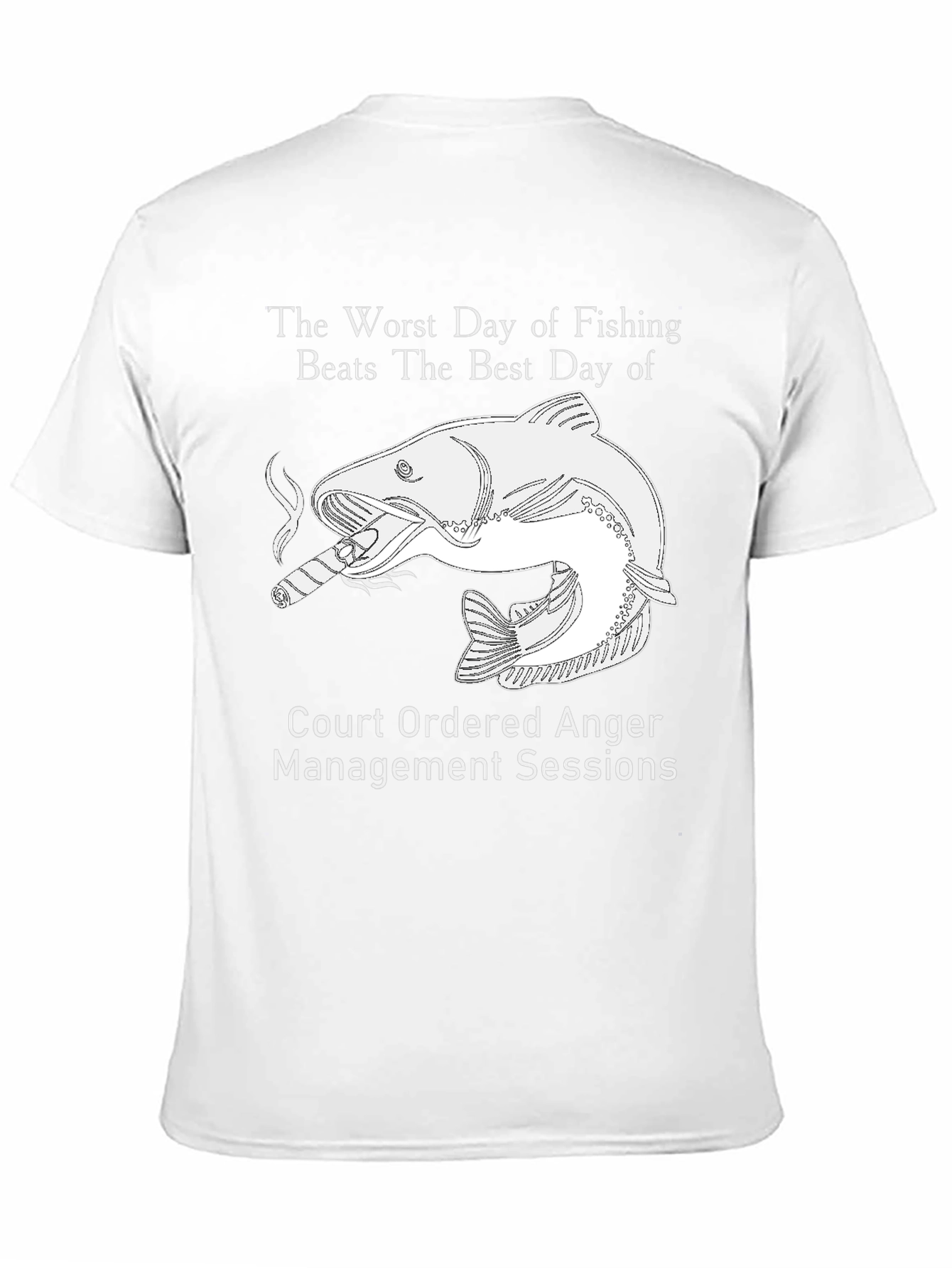 Fishing Humor Graphic Tee - Anger Management