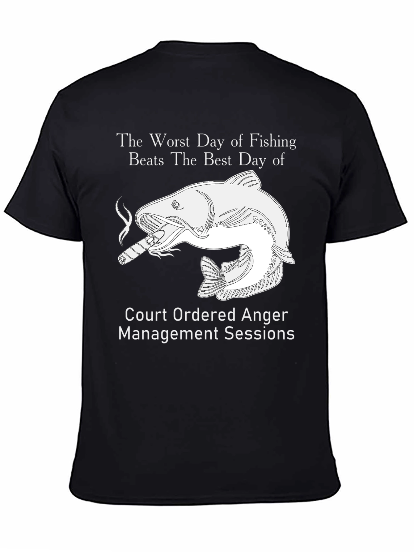 Fishing Humor Graphic Tee - Anger Management