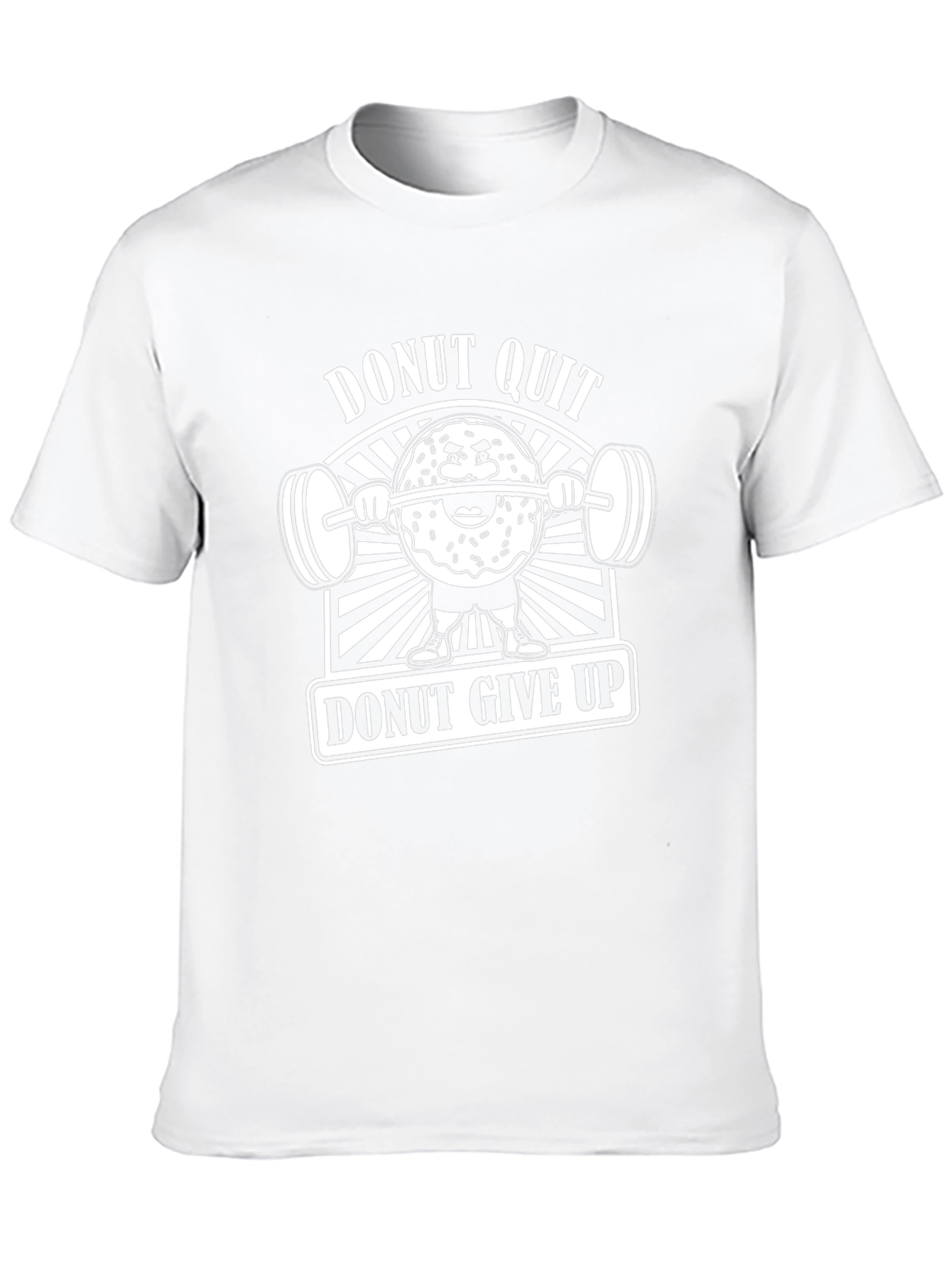 Donut Quit Black Graphic T-Shirt