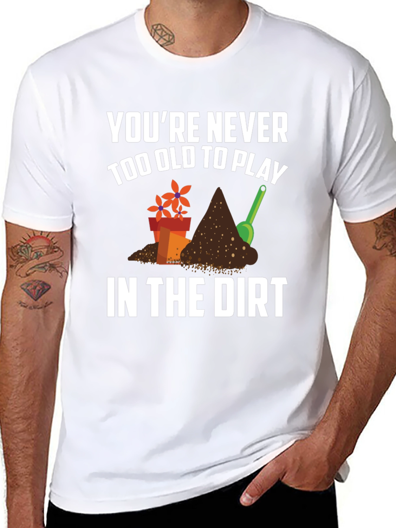Never Too Old Gardening T-Shirt