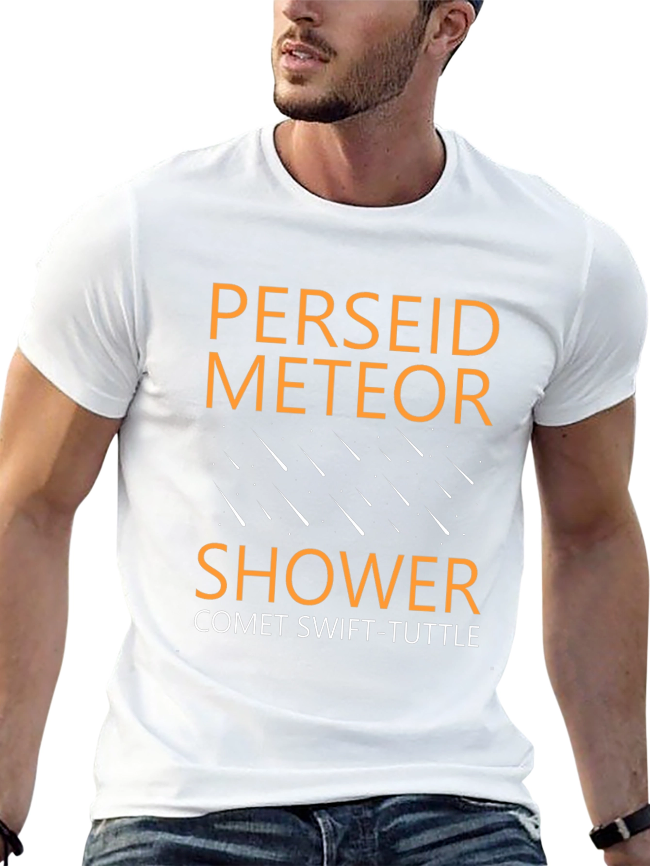 Perseid Meteor Shower Comet Graphic T-Shirt