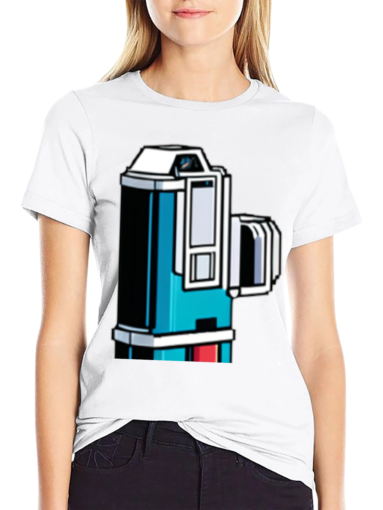 Retro Game Camera Tee - Black