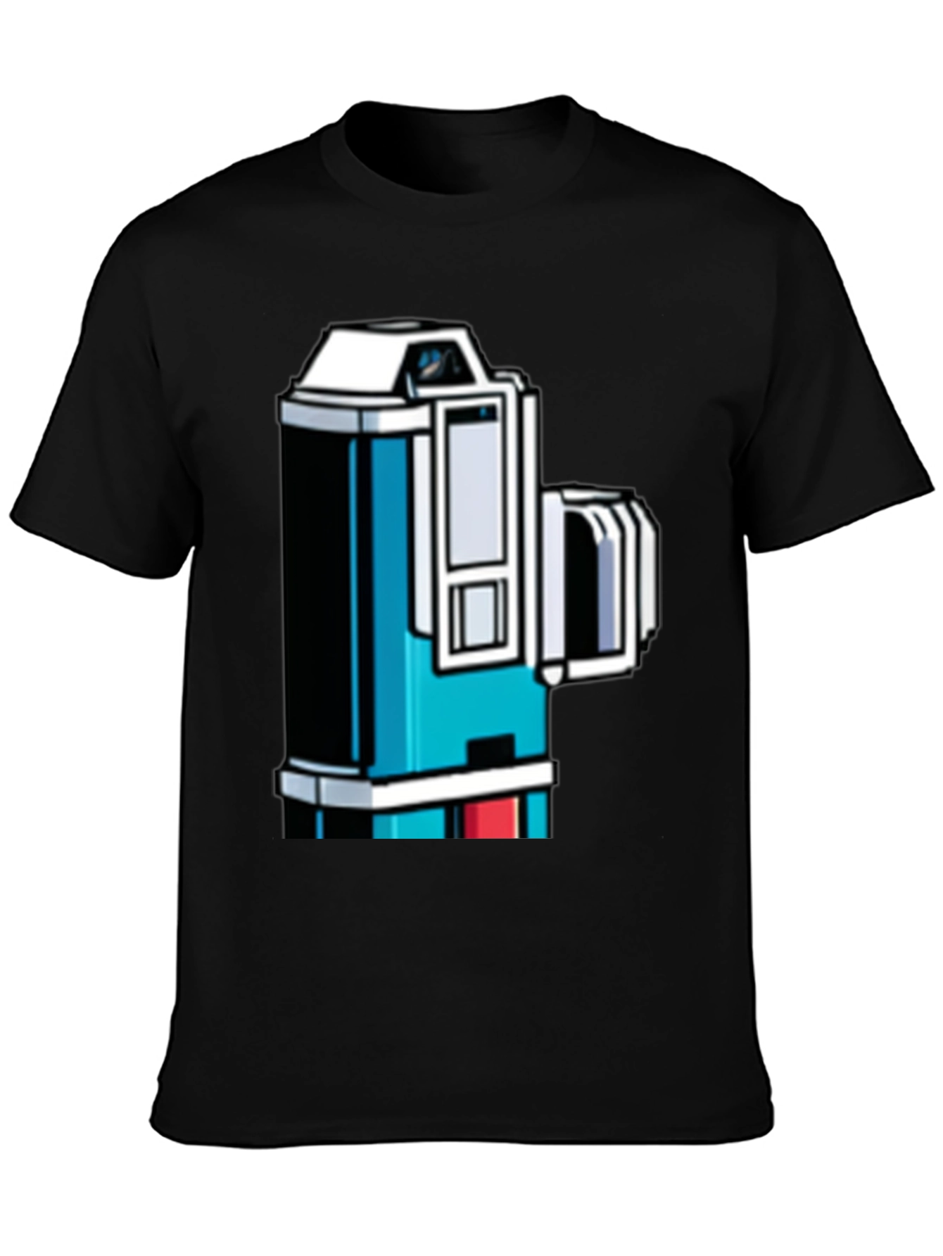 Retro Game Camera Tee - Black