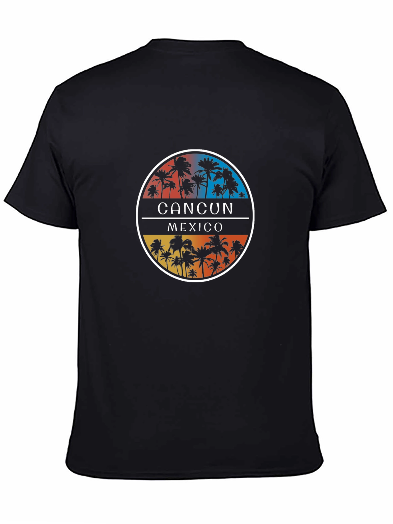 Cancun Mexico Palm Tree Graphic T-Shirt