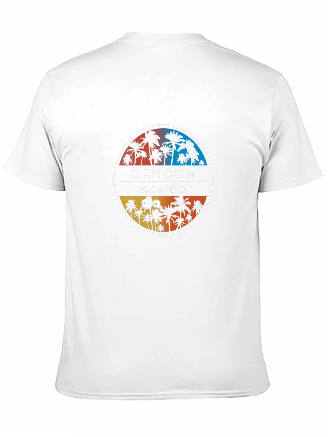 Cancun Mexico Palm Tree Graphic T-Shirt