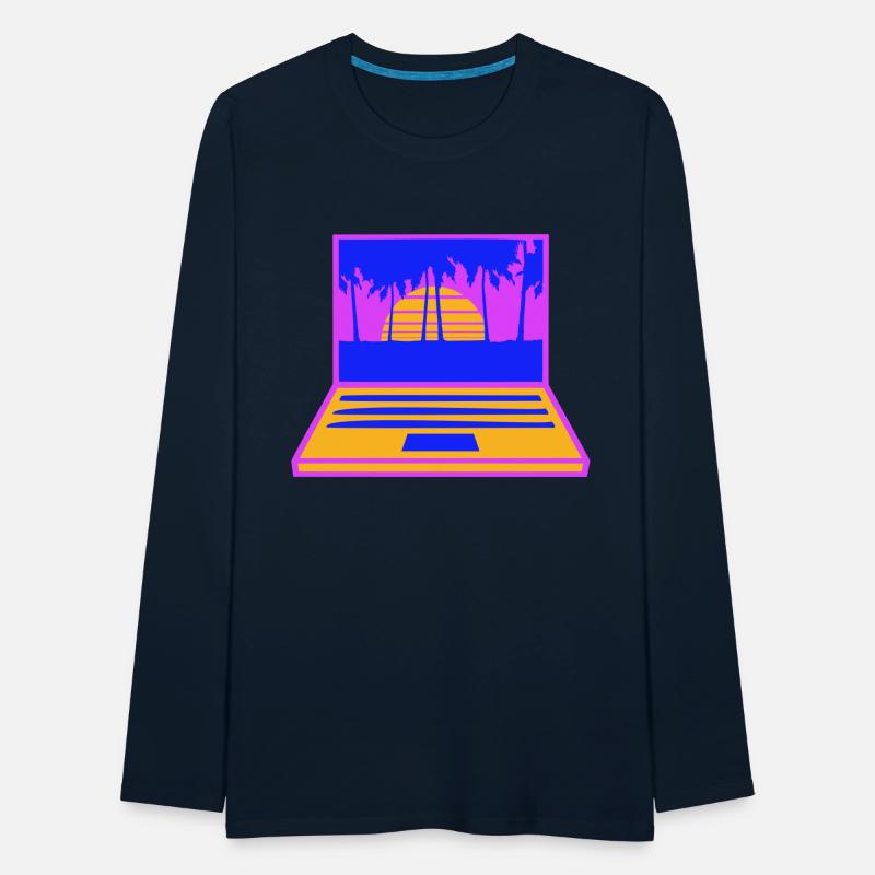 Laptop Computer Screen Palms Pc Stripes Nerd Geek