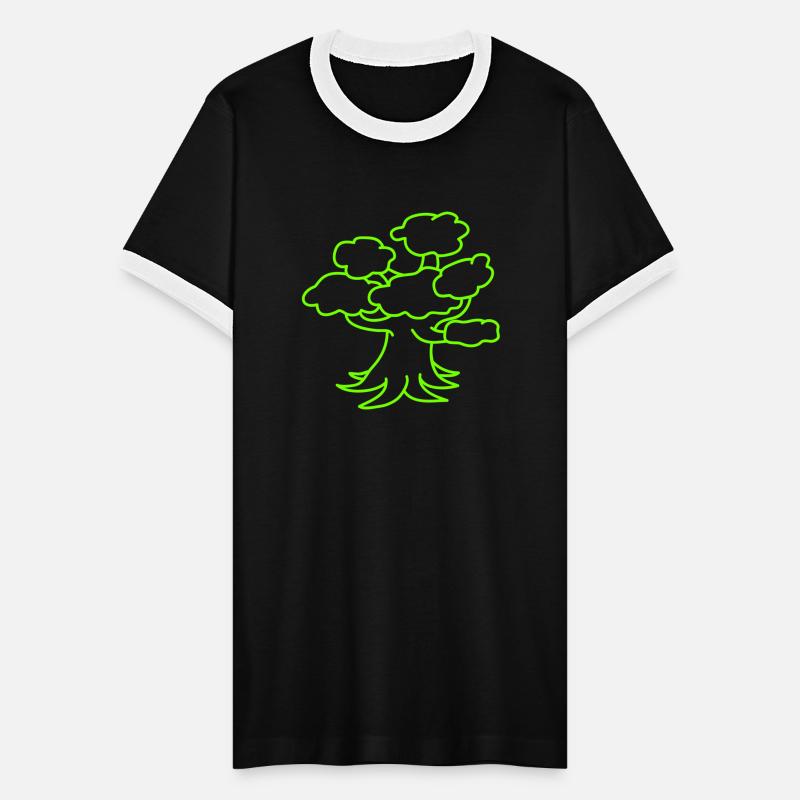 Large Old Green Tree Forest Nature Wood Big Plant