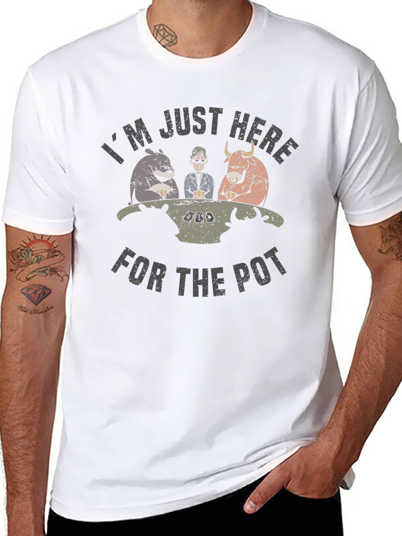 Im Just Here For The Pot T-Shirt