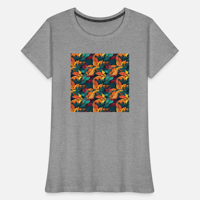 Leaves Seamless Pattern Leaf Foliage Nature Print