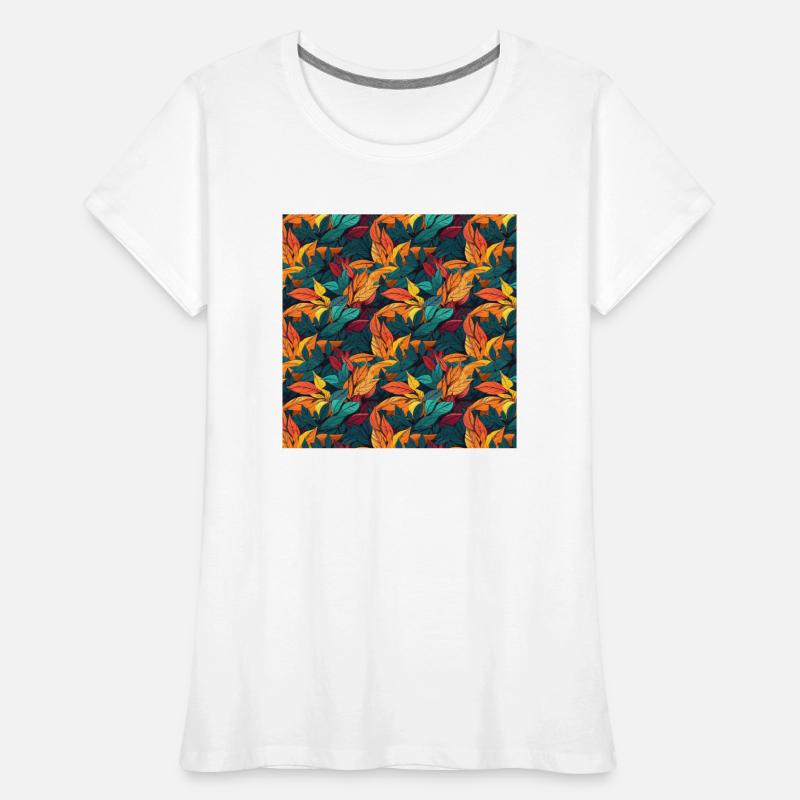 Leaves Seamless Pattern Leaf Foliage Nature Print