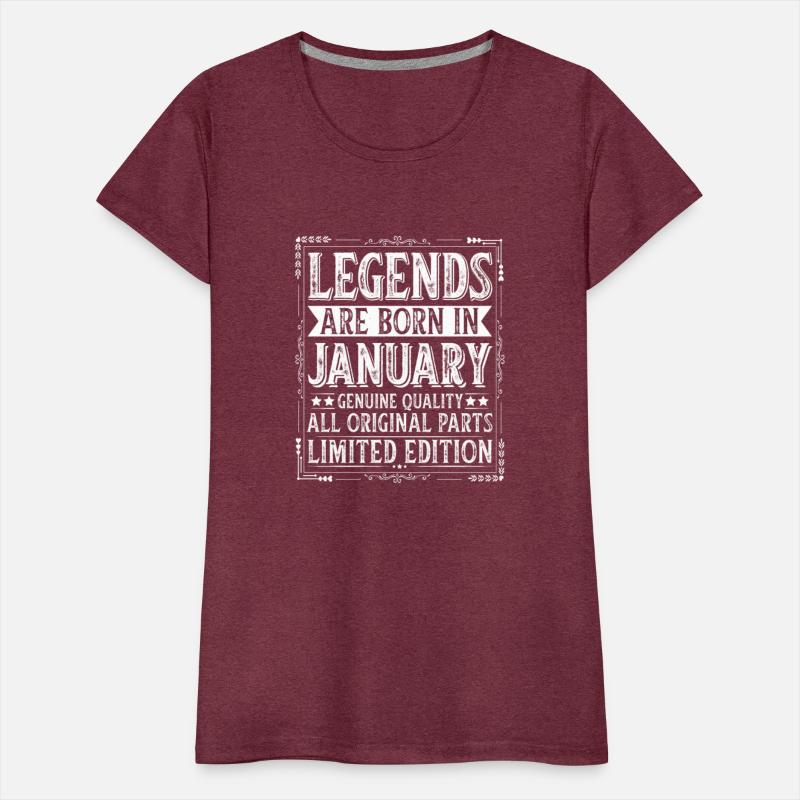 Legends Are Born In January
